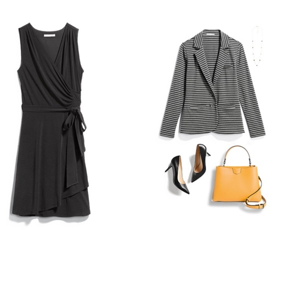 41 Hawthorn Black Dress - Picture 3 of 7